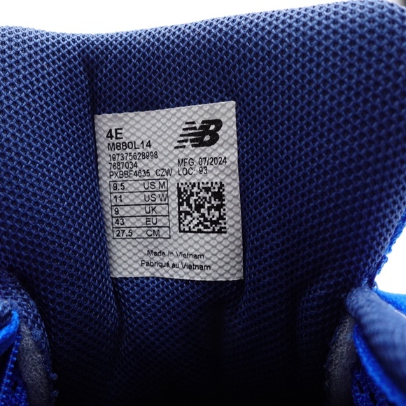 NEW XWIDE 4E Men's New Balance Fresh Foam X 880v14 Sneakers M880L14 Blue - Picture 7 of 8